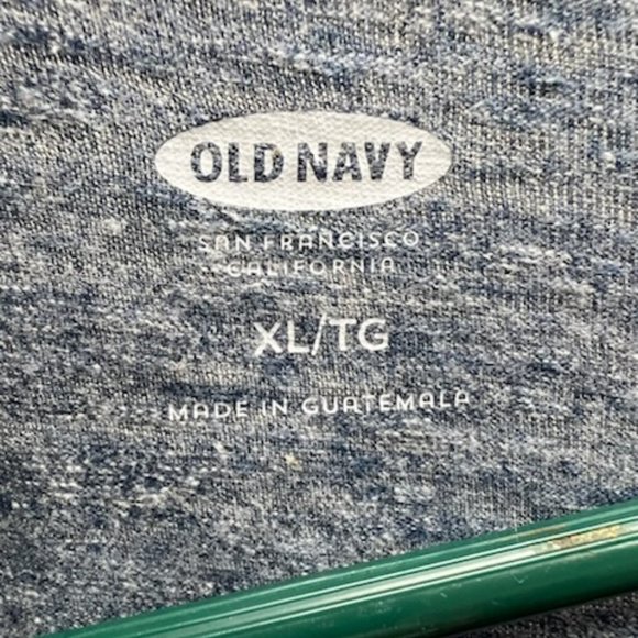 Old Navy heathered blue long sleeve shirt - Picture 3 of 4